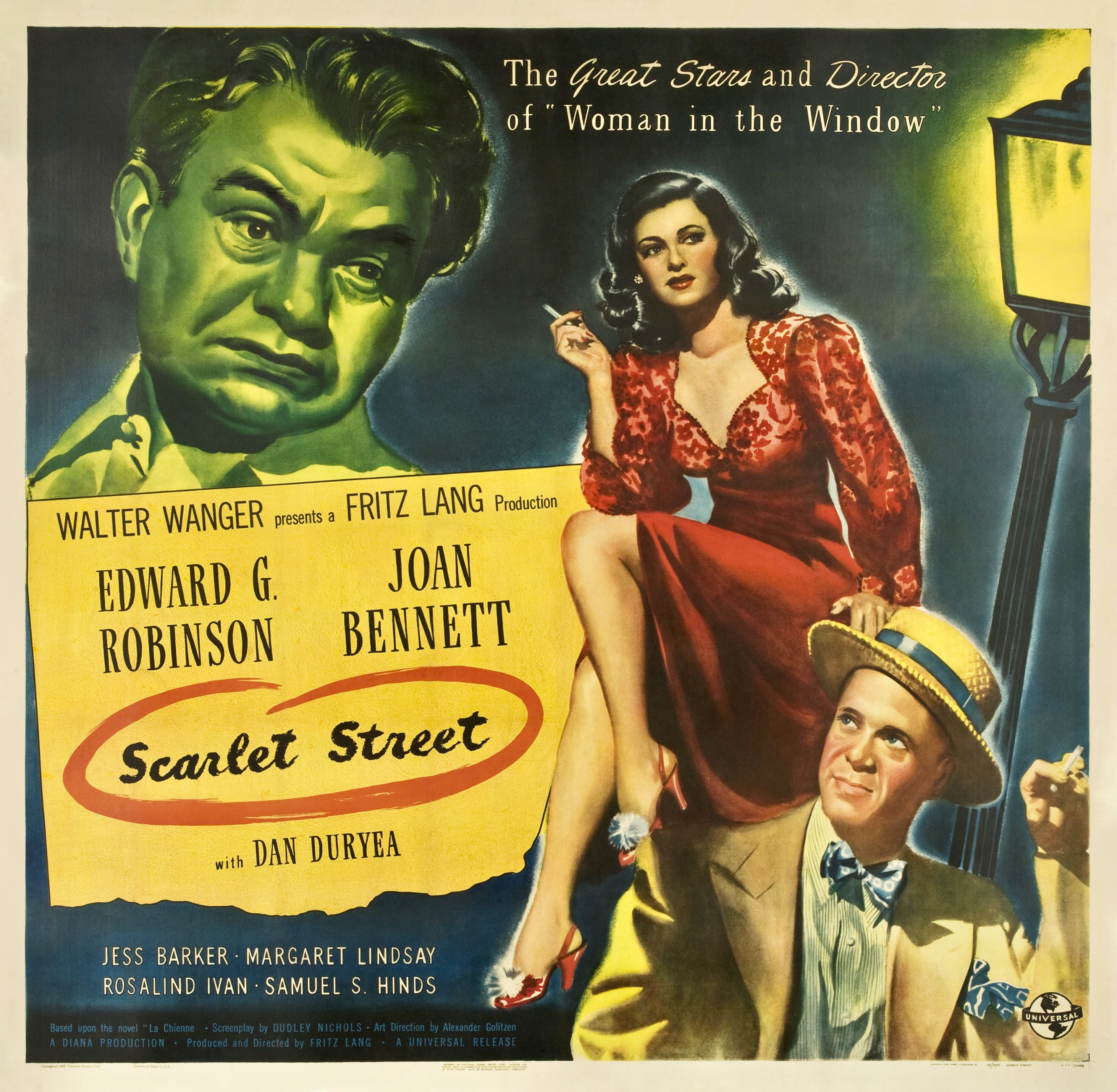 Улица греха фильм 1945 плакат